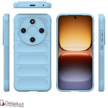 Magic Shield guminis dėklas - šviesiai mėlynas (Huawei Honor Magic 8 Lite)